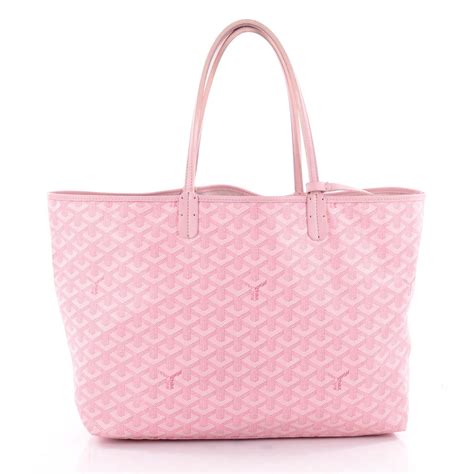 goyard saint louis tote pink.